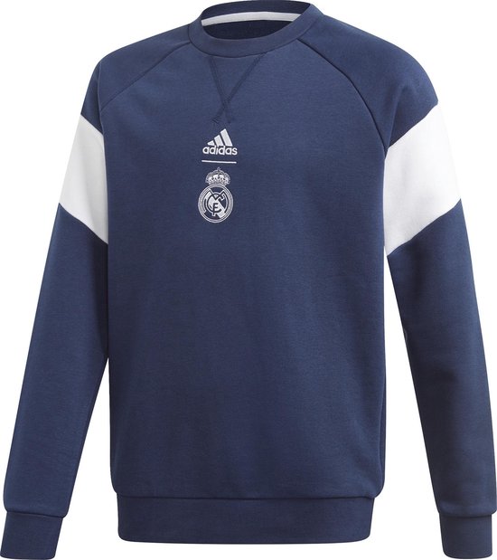Raffinaderij Denken wijsvinger Adidas Adidas Real Madrid Sweater Blauw Kinder 19/20 | bol.com