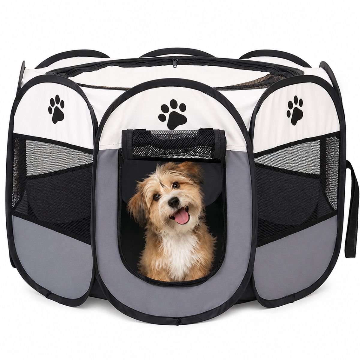 Ceruzo Puppyren Opvouwbaar – Voor Kleine Honden - Katten - Konijnen – 73 cm