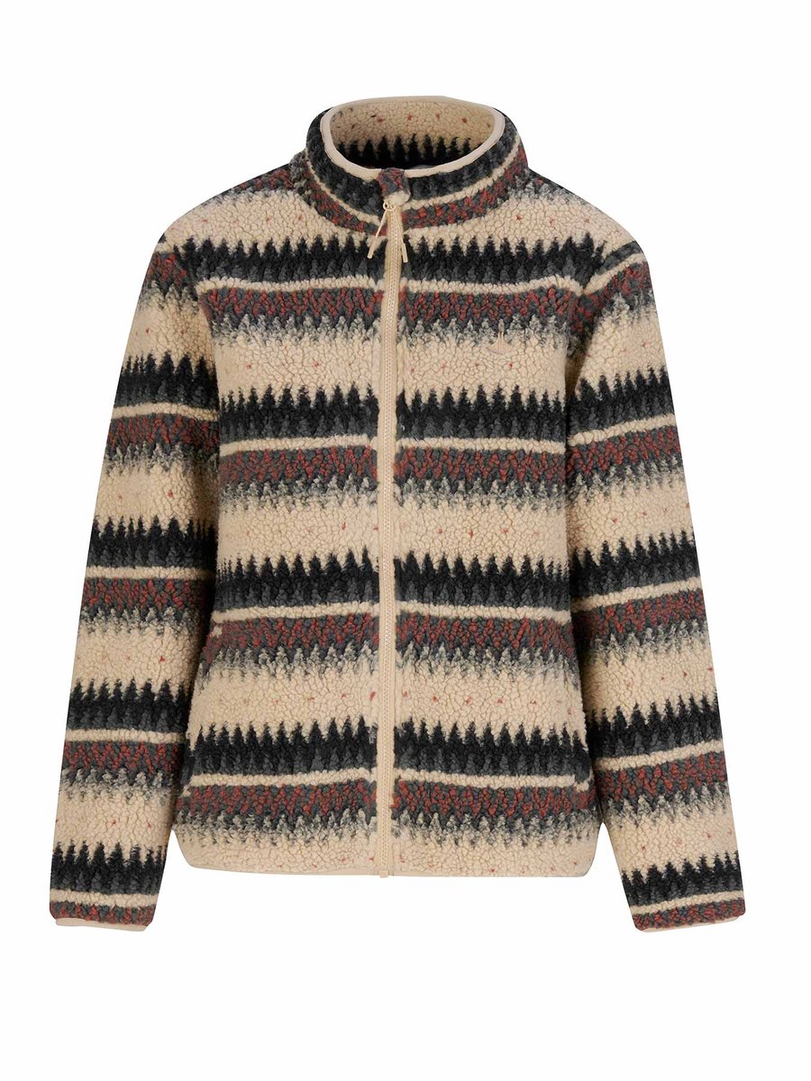 BJØRNSON Moa Teddy Fleece Vest Dames - 4 Seizoenen - Maat 40 - Bruin