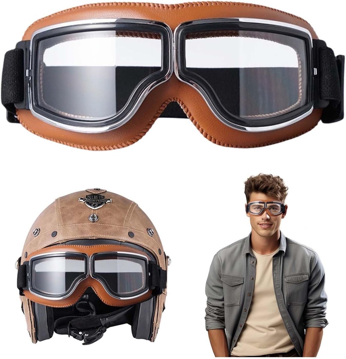 Winddichte Mountainbike Goggles met Perfecte Pasvorm, Schokbestendig en Krasbestendig, Duurzaam Ontwerp voor Avontuurlijke Ritten