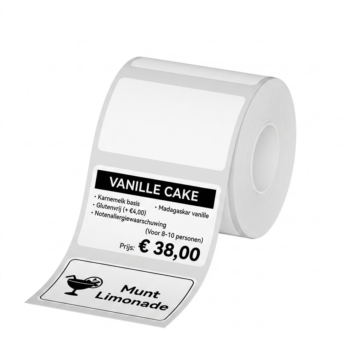 Niimbot - Labels/Etiketten M2/M3 - 50x30mm - 225 vellen - Wit