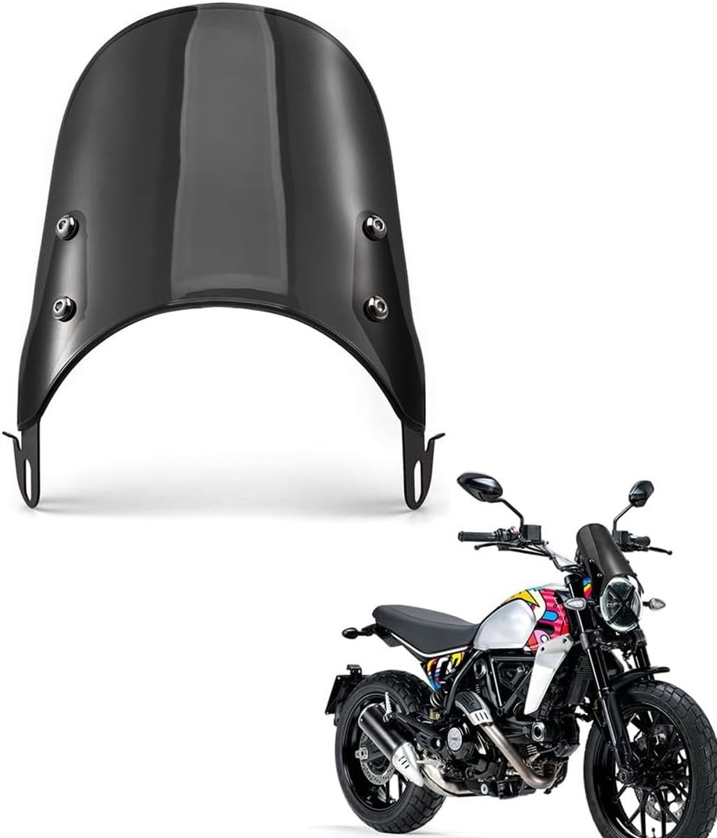 Universele Motor Windscherm Deflector voor 5'' - 7'' Koplampen - Bescherming tegen Wind, Verhoogt Comfort en Vermindert Geluid