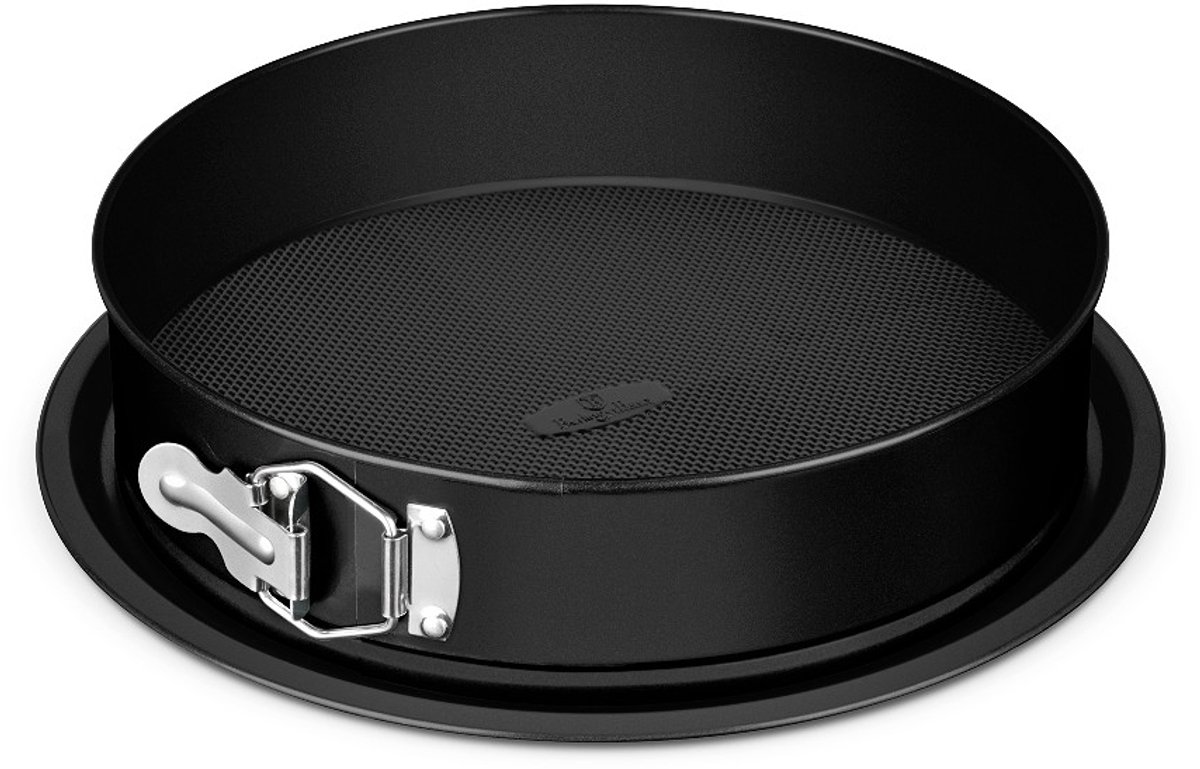 Taartvorm met antiaanbaklaag uit de Matte Black Collection