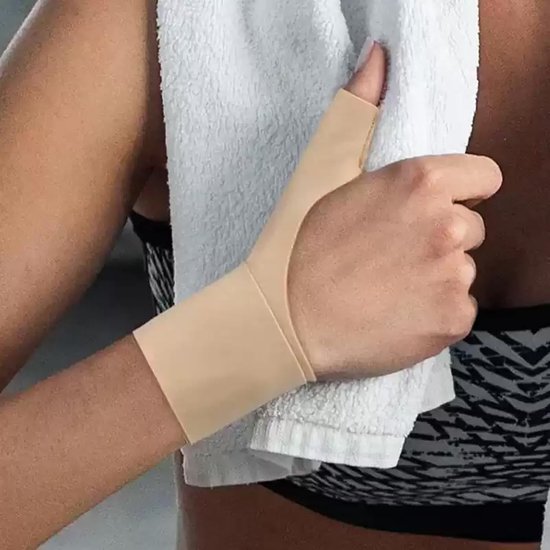 Duo duimsteunen voor rechts, beige - Ondersteuning bij duimblessures, comfortabel en verstelbaar — afbeelding 4