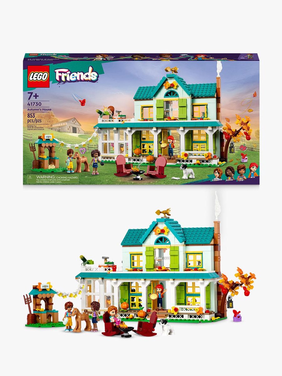 Bol.com LEGO 41730 Friends Autumns huis, Poppenhuis Speelset met Mini Poppetjes en Accessoires aanbieding