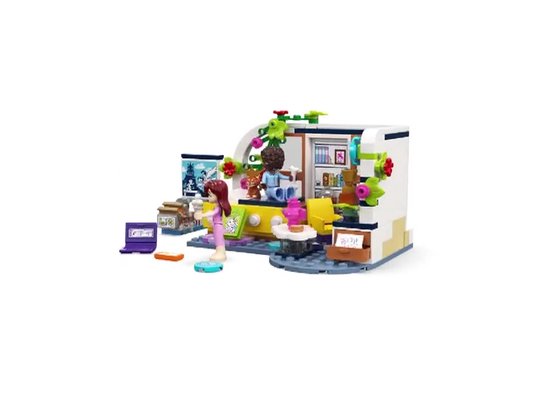 LEGO 41740 Friends Aliya's kamer, Reisspeelgoed met Minipoppetjes en Speelgoedhuisdier
