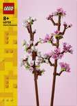 LEGO 40725 Cherry Blossoms doos met twee takken van roze en witte kersenbloesems.