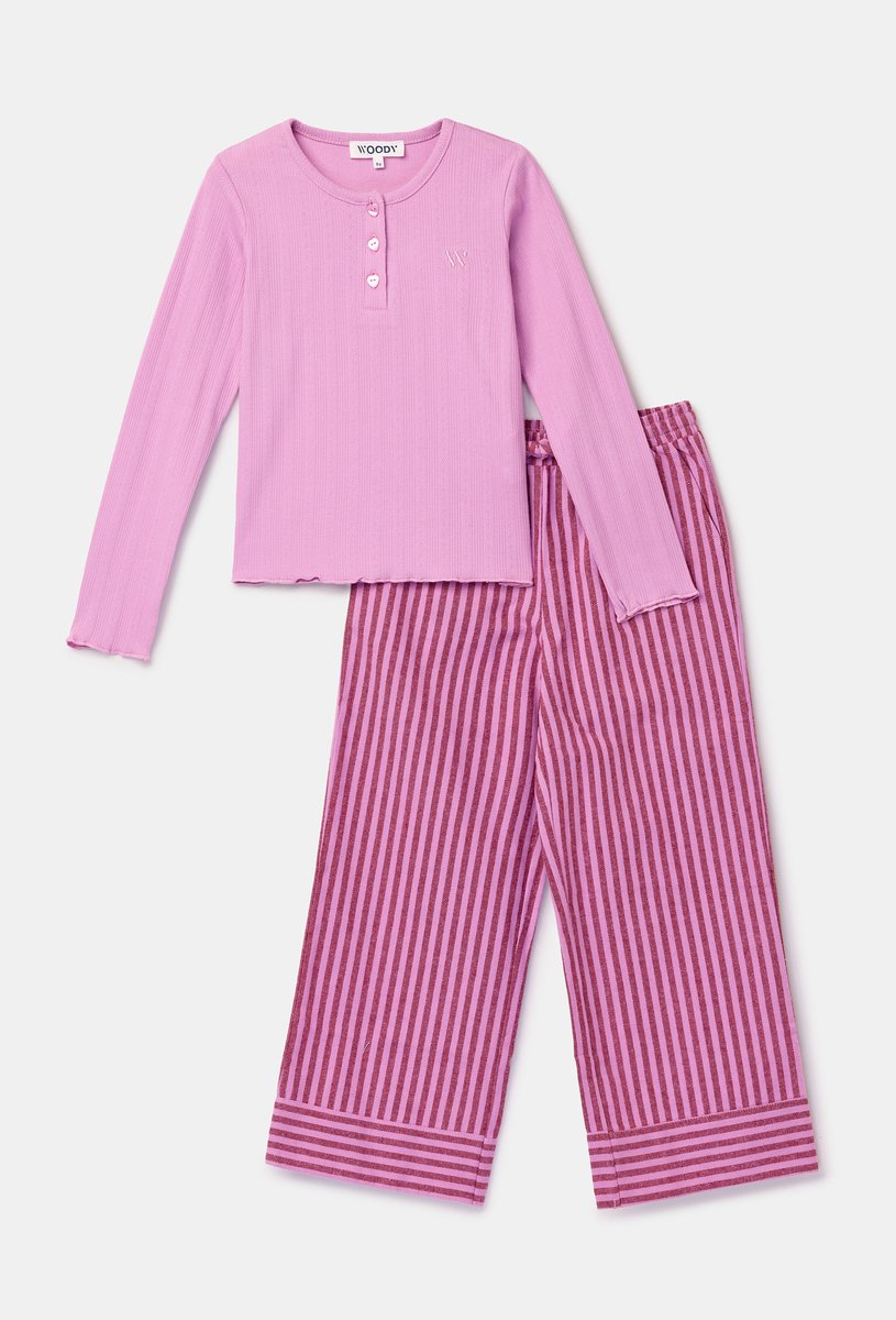 Woody pyjama roos-WPO/436-8 jaar