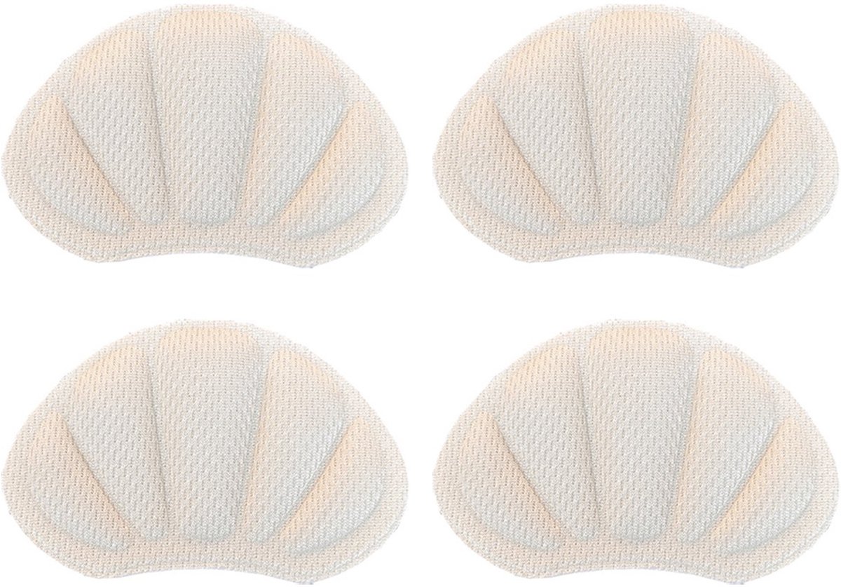 Sodrai Luxe Hielzooltjes - 4 stuks - Hielzool - Hakbeschermers - Premium Hielbeschermers - Anti-slip - Kleur Beige - Schoenmaat Universeel - Hiel beschermers - Hielkussens