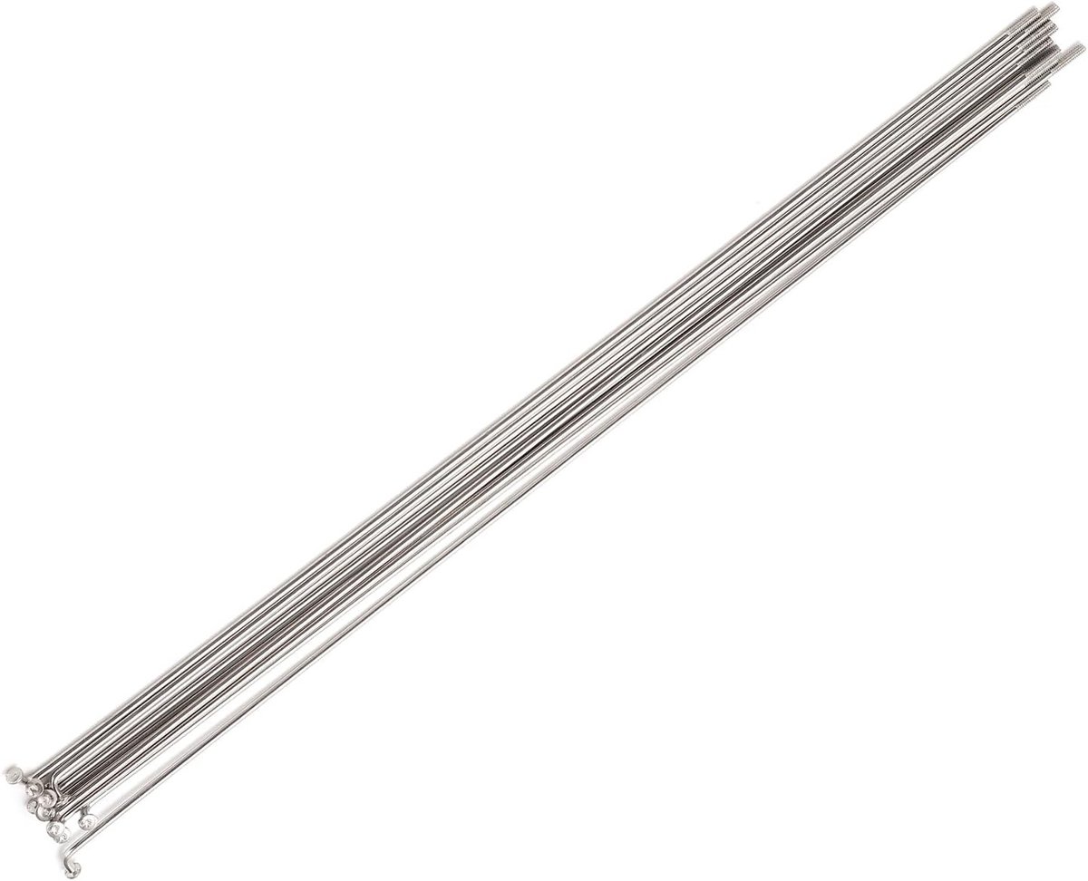 Roestvrijstalen Fietsspeakers 14G J Bend 220mm voor Racefiets en Mountainbike met Nippels en Hoogwaardige Duurzaamheid