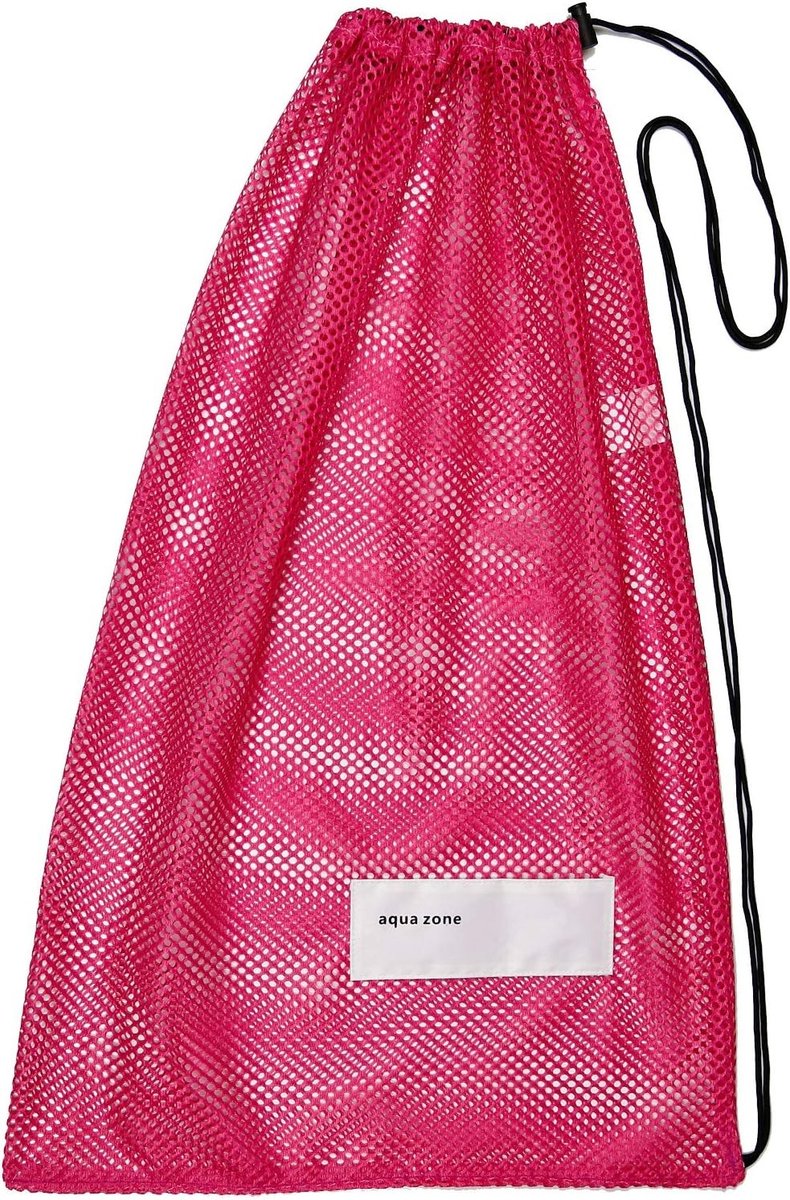 Sporttas - Roze - Mesh - Met Trekkoord - Voor Zwemmen en Sporten