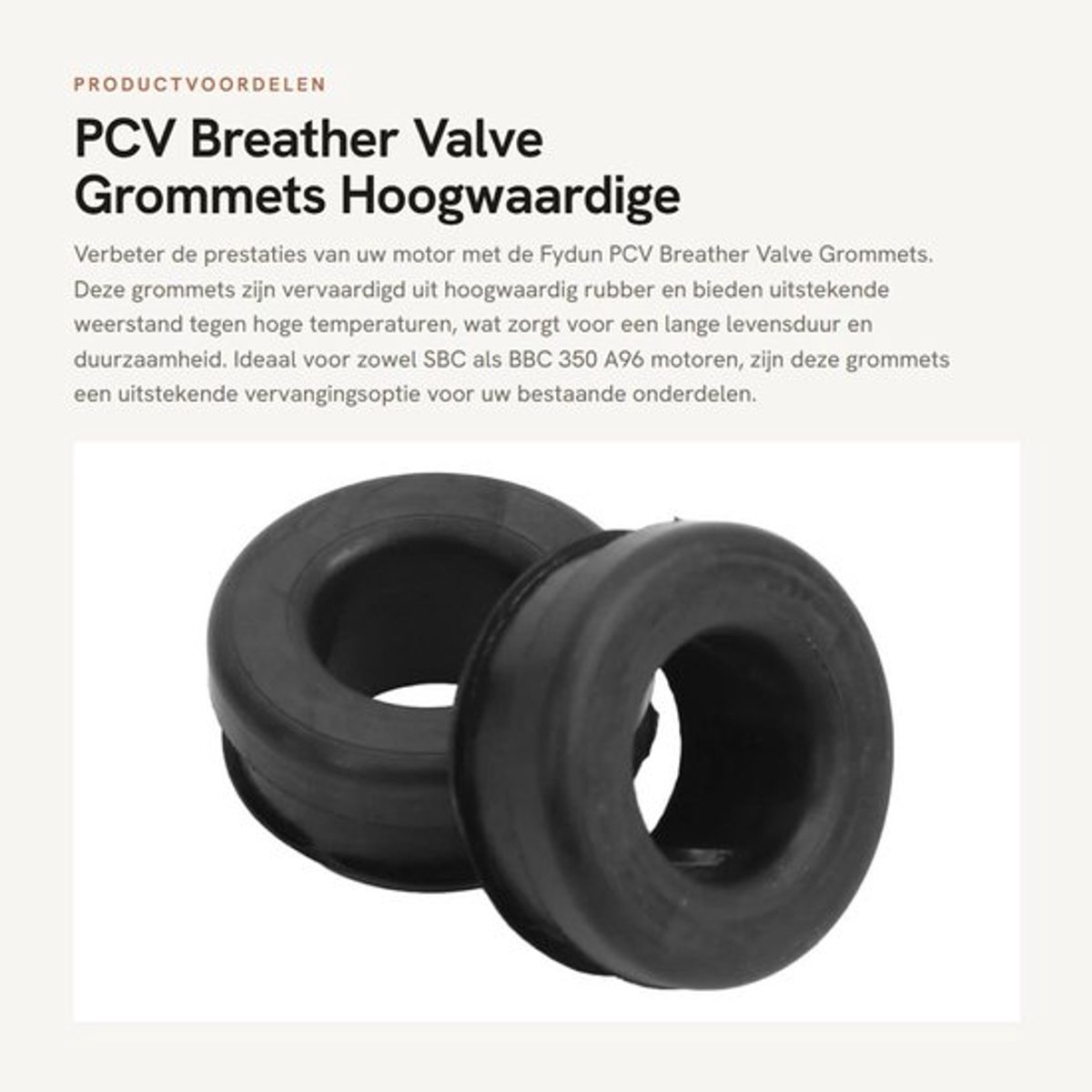 Dailygoods- Ademventiel Grommets Hoge Temperatuur Weerstand - Grommet Kit - Rubber