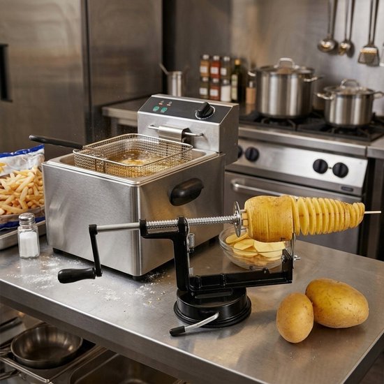 Merkloze Spiraalsnijder voor Aardappelen & Groenten - Chips & Frietjes — afbeelding 4