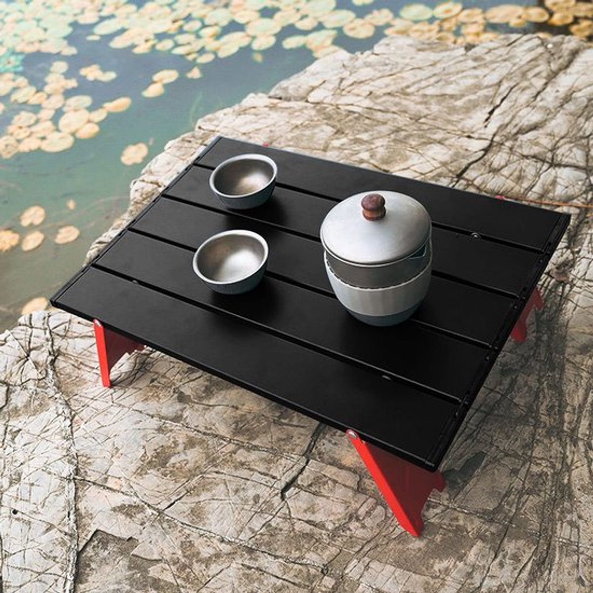 Dailygoods- Campingtafel Ultralicht - Opvouwbaar - Draagbaar - Aluminium - Ideaal