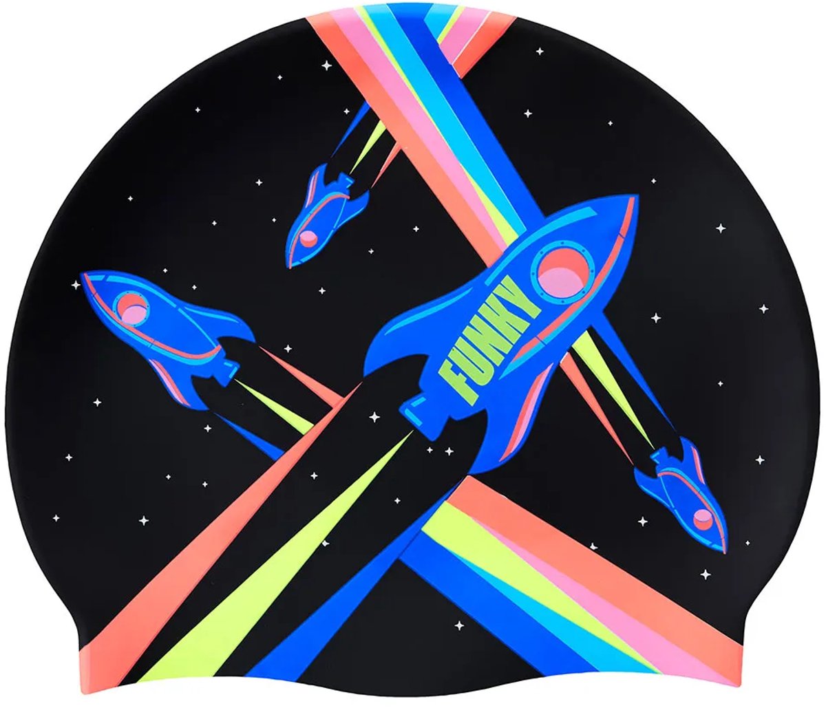 Funky Trunks Silicone Zwembadmuts Zwart