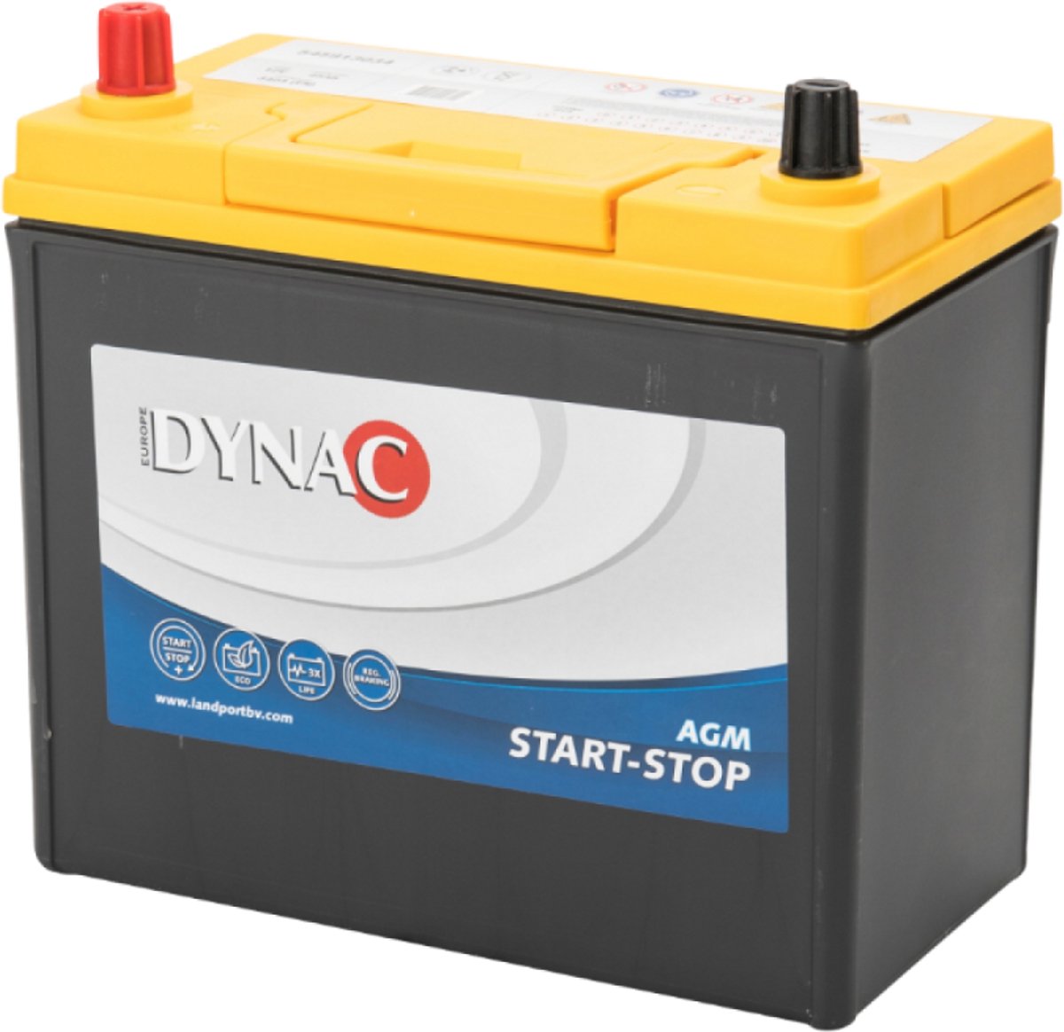 Startaccu AGM start-stop 12V 45Ah /Dynac