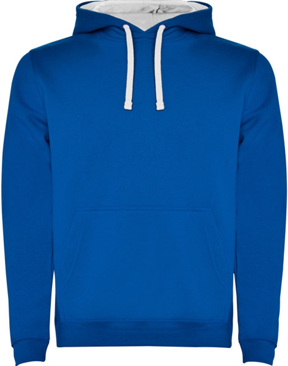 Roly Men´s Urban Hooded Sweatshirt RY1067 - Royal Blue 05/White 01 - XS