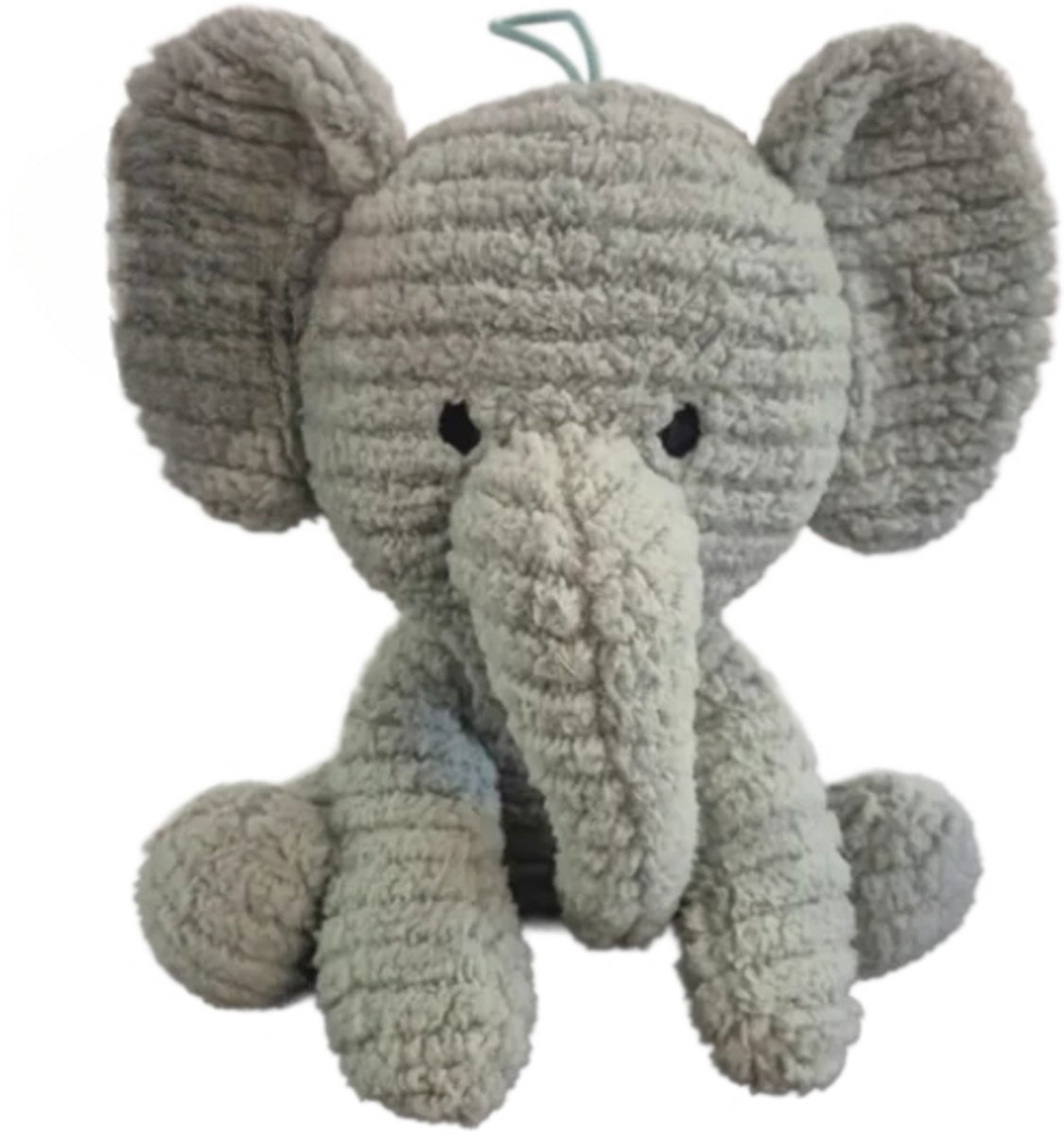 Pistache het zachte olifantje van TOYSTOP® - Pluche Baby Olifant Knuffel - 20 cm