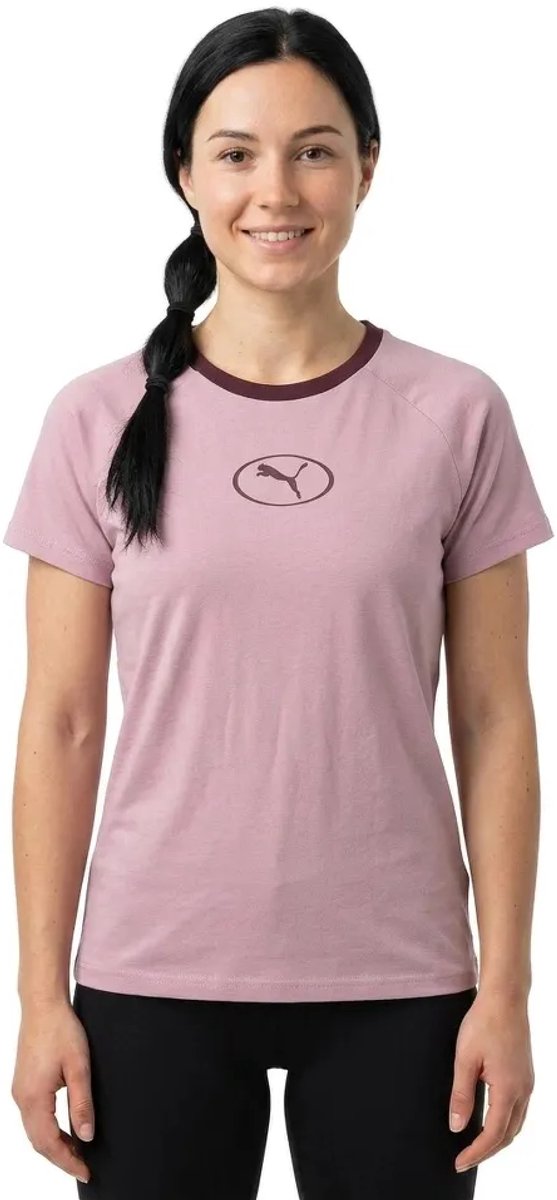Puma Sport Graphic T-shirt Met Korte Mouwen S Vrouw Roze