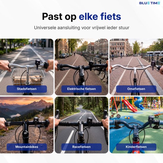 BlueTime - AirBell Pro - Anti Diefstal - GPS - Fiets Accessoires - Fietsbel inclusief tracker - Fiets anti diefstal - Fiets GPS tracker - Geschikt voor Apple van BlueTime — afbeelding 5