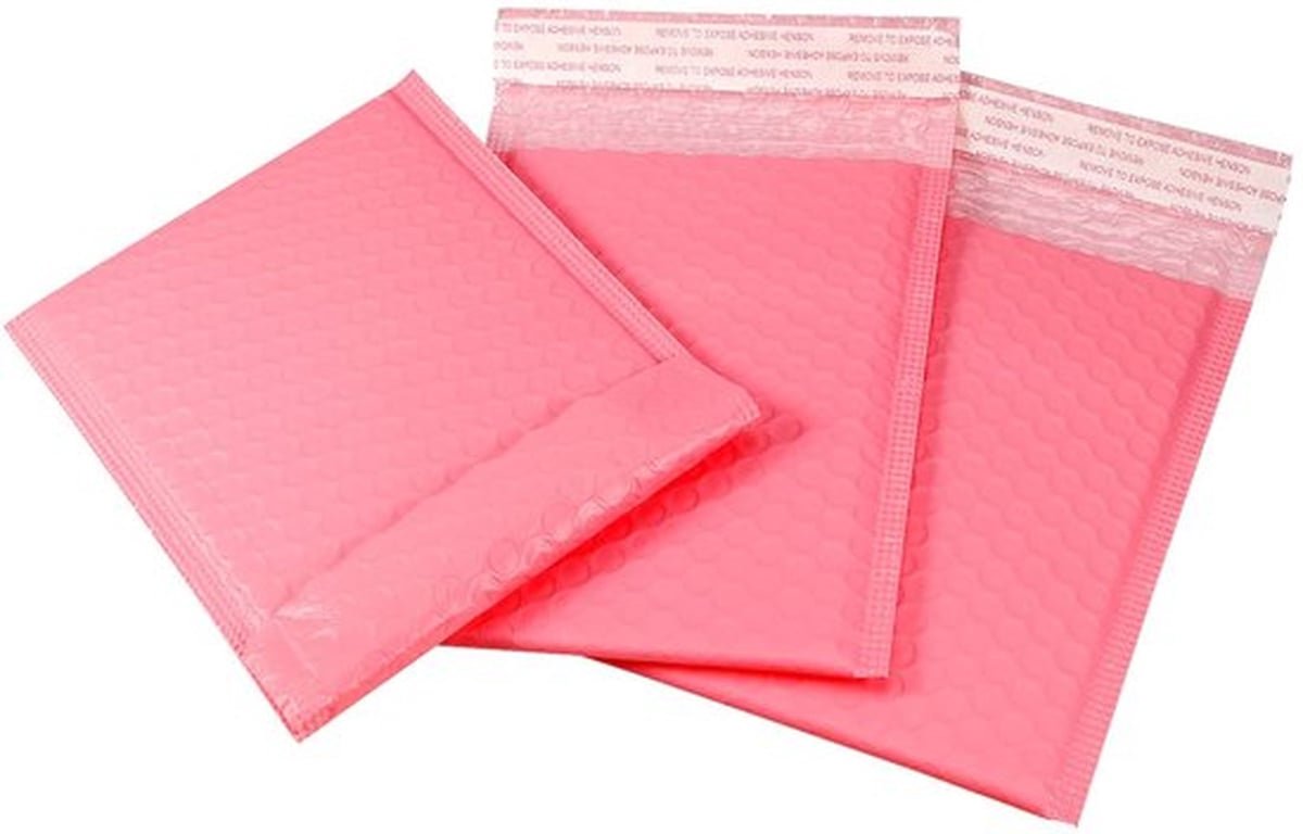 Bubble Enveloppen - Waterdichte verzendzakken - 30 Pack - Roze - Gewatteerde enveloppen voor verzending - Perfect voor kleine zakelijke