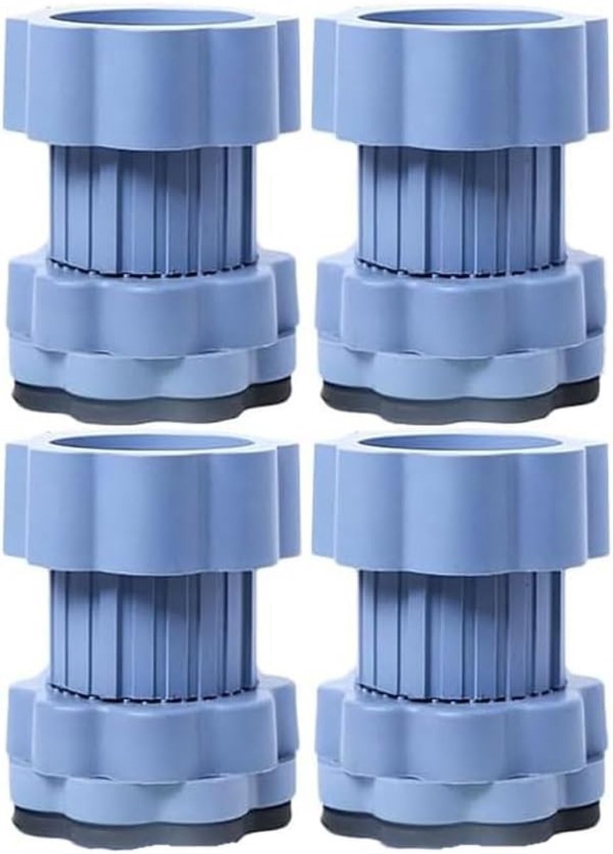 Universele Vibration Dampers voor Wasmachines en Koelkasten - 4 Stuks Antislip en Geluidsreducerend Accessoire voor Stabiliteit en Trillingsdemping