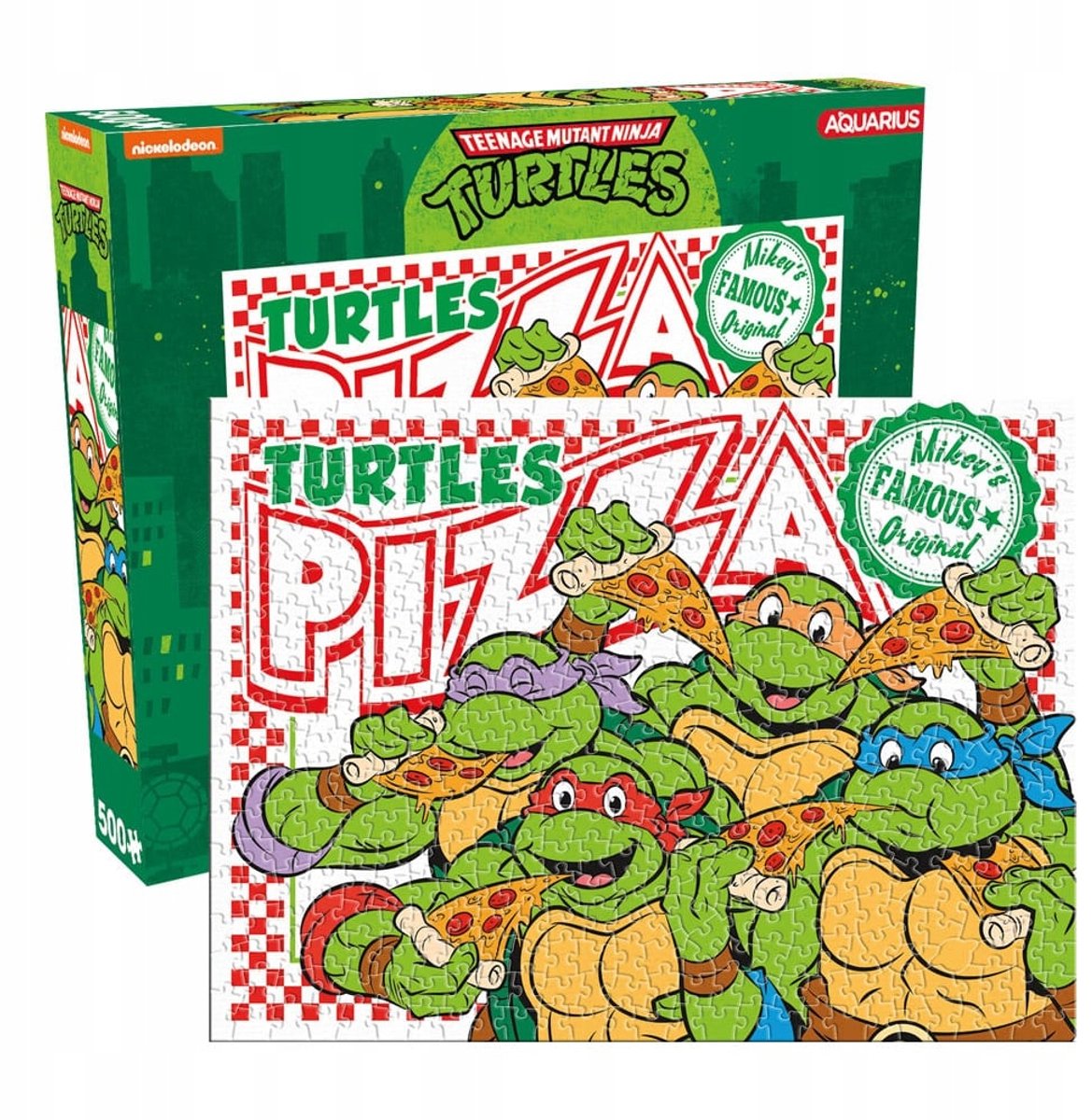 Merkloos 500-delige Puzzel: Teenage Mutant Ninja Turtles