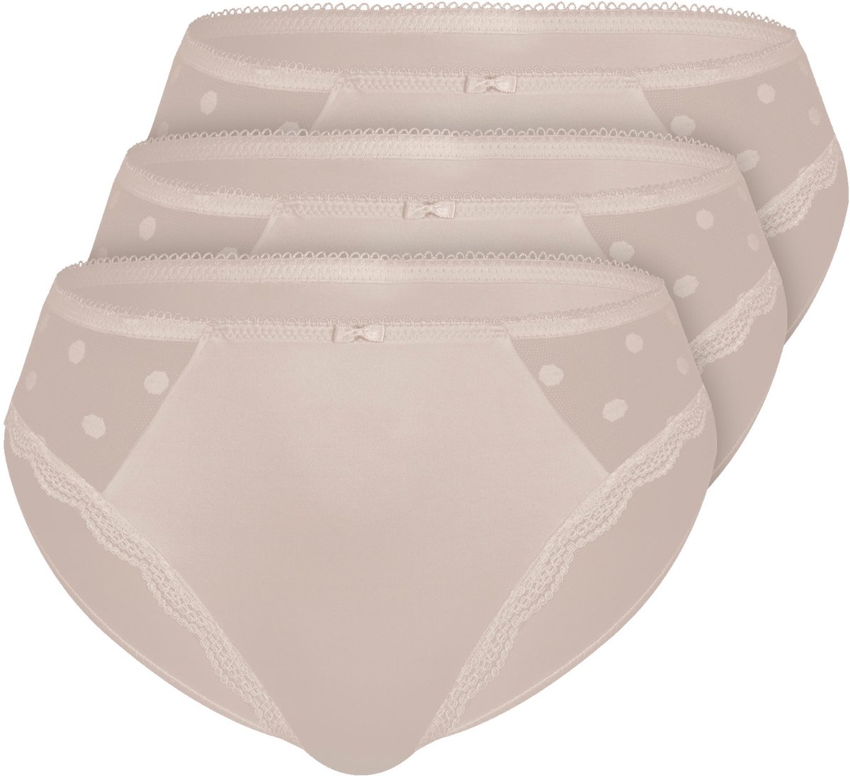 3-pack Slips DOTTED MESH
