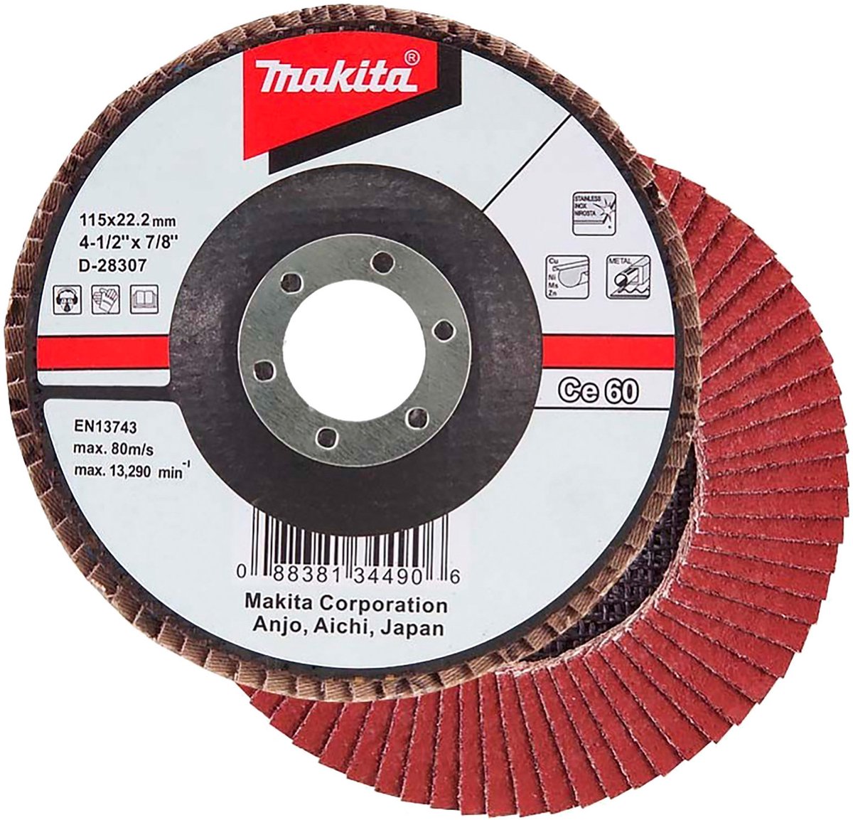 Makita Lamellenschijf 125 mm 40F - D-28494