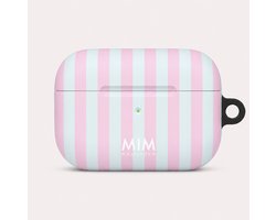 MIM Amsterdam - Cool Crush - Geschikt voor AirPods Pro 2 - AirPod hoesje - Stepen print - AirPod hoesje met print - Shockproof- Cover voor AirPods - Trendy AirPod case