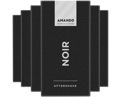 Amando - Noir Aftershave - 6 x 50 ml - Voordeelverpakking