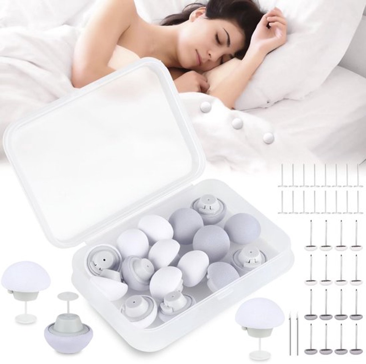 Dailygoods- Dekbedovertrekclips 16 Stuks - Bedhouders / Dekbedklemmen