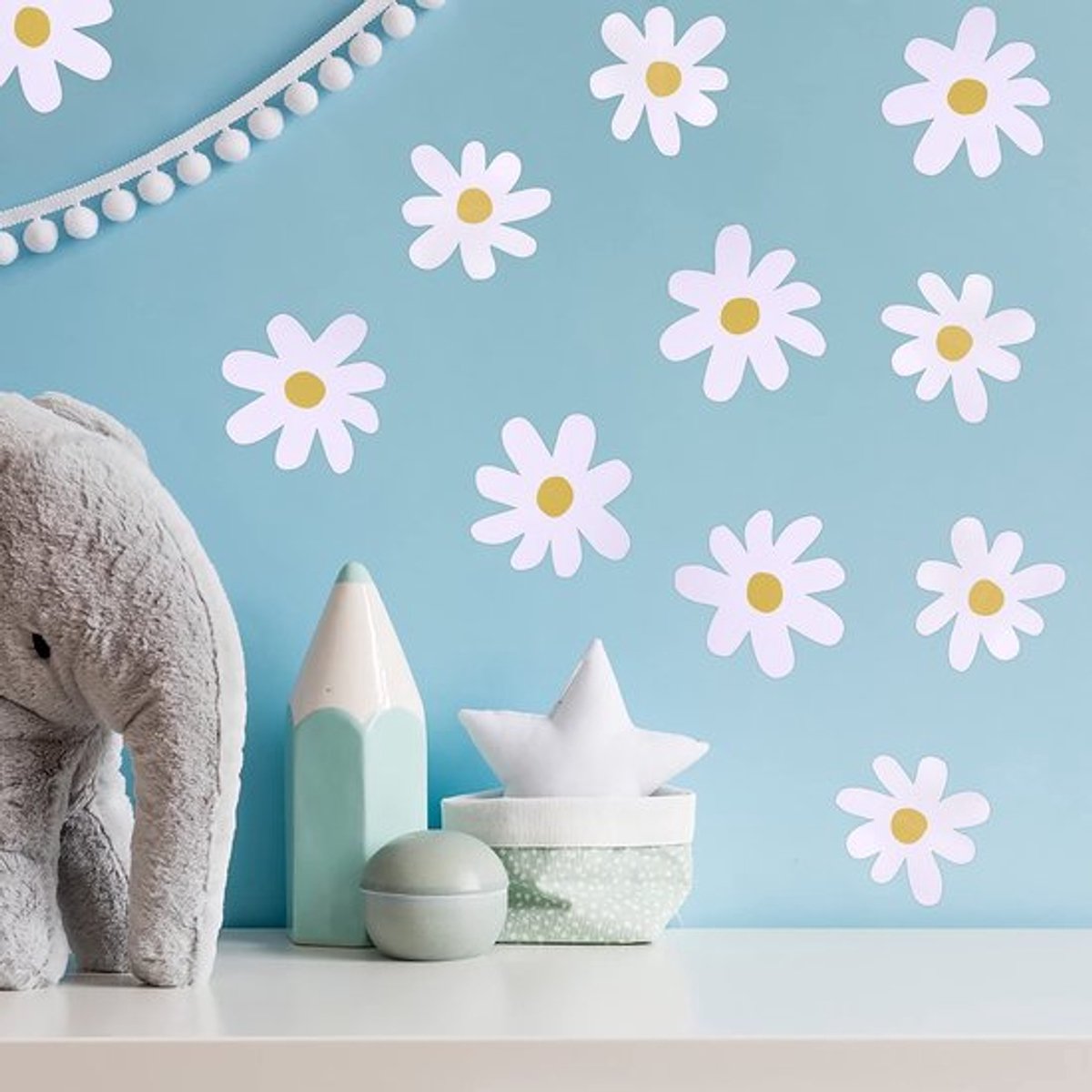 Allecto - Wandstickers voor Kinderkamer - Zelfklevende Wanddecoratie - Voor een