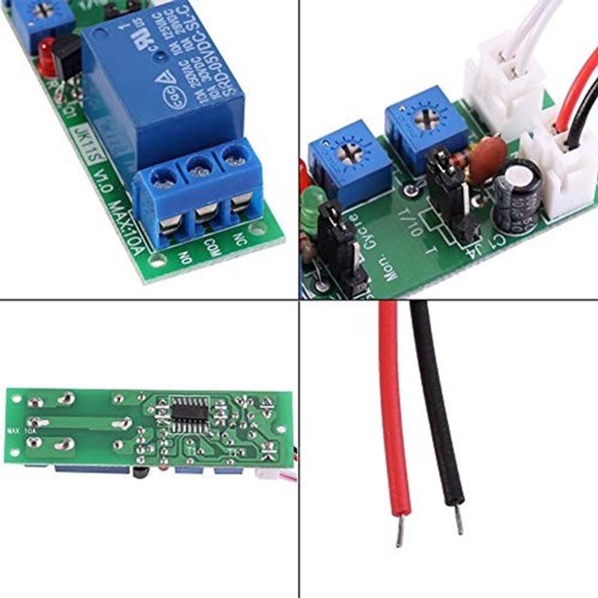 Dailygoody - Instelbare Timer Module 12v/24v - 6 Opties voor On/Off Cyclus
