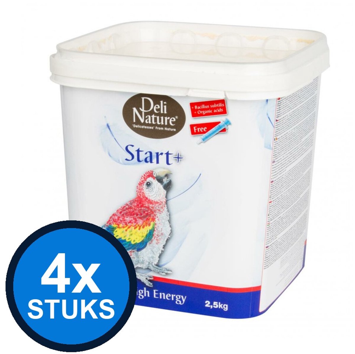 4x Deli Nature - Start+ high energy 500gr - Vogelvoer - 500 g