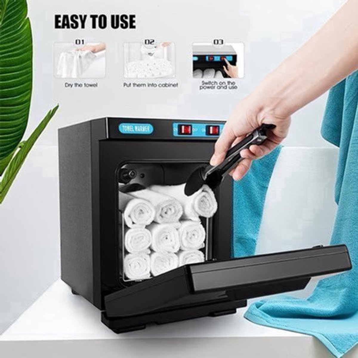 Ozondesinfectiekast – Handdoekverwarmer – UV Desinfectiekast – Warmtekast – Sanitizer – 5 Liter Inhoud – Roestvrij Staal & Aluminium