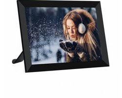 Digitale Fotolijst met WiFi en UHALE App – Eenvoudig in Gebruik voor Ouderen – Direct Foto