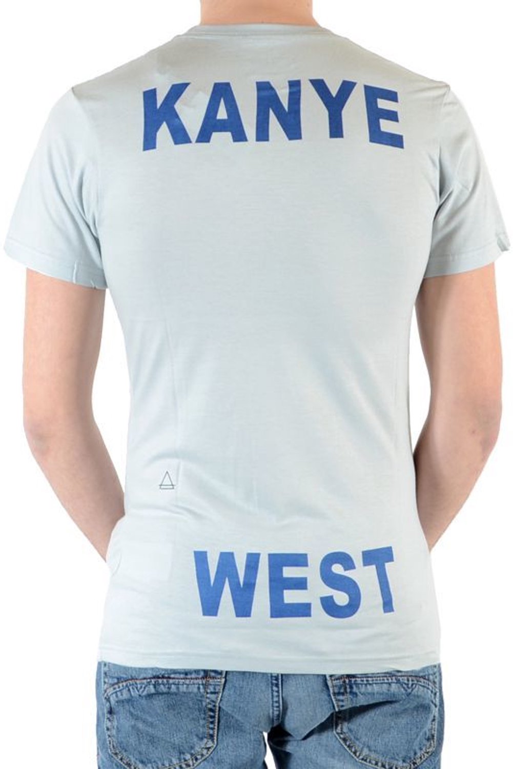 Kane T-shirt Kanye West zilvergrijs