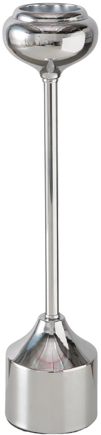 Boltze kandelaar Donus verchroomd zilverkleurig 36 cm