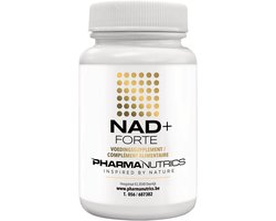 NAD+ FORTE 60 V-CAPS PHARMANUTRICS- ANTI-AGING- NATUURLIJK- VOEDINGSSUPPLEMENT