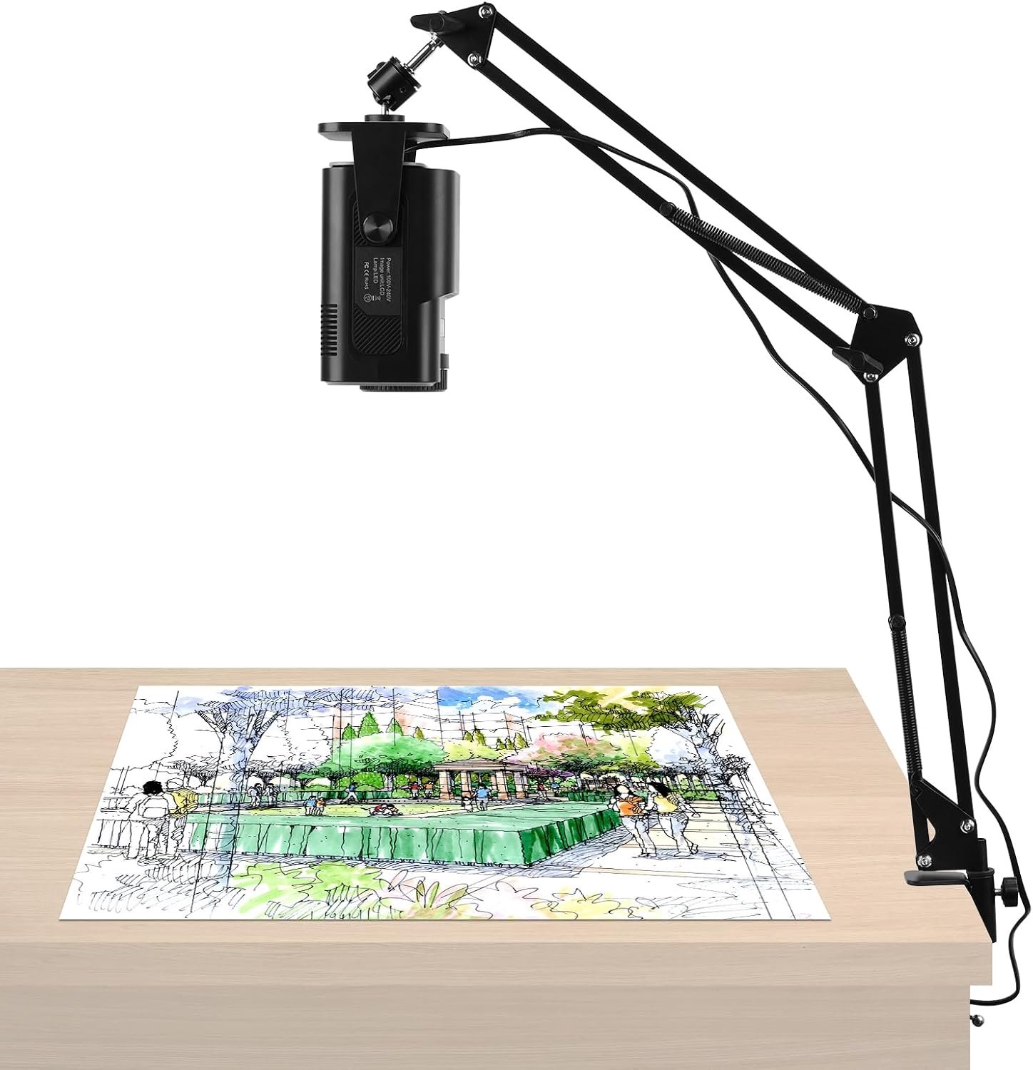 Tekenprojector, slim bureauprojector