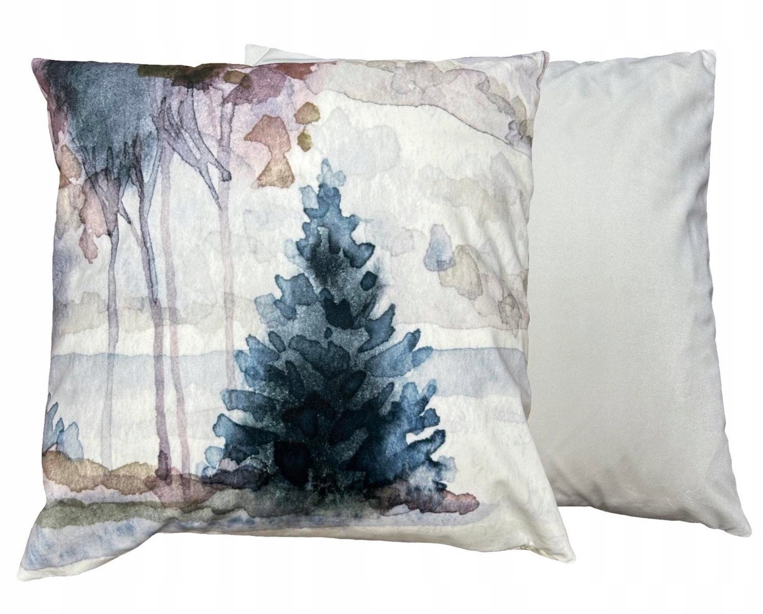 Decoratieve Kussenhoes 45x45 cm - Zachte Velours, Winterse Patronen