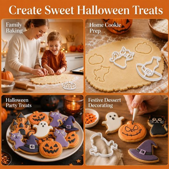 5 stuks Halloween-koekjesvormpjes — afbeelding 5
