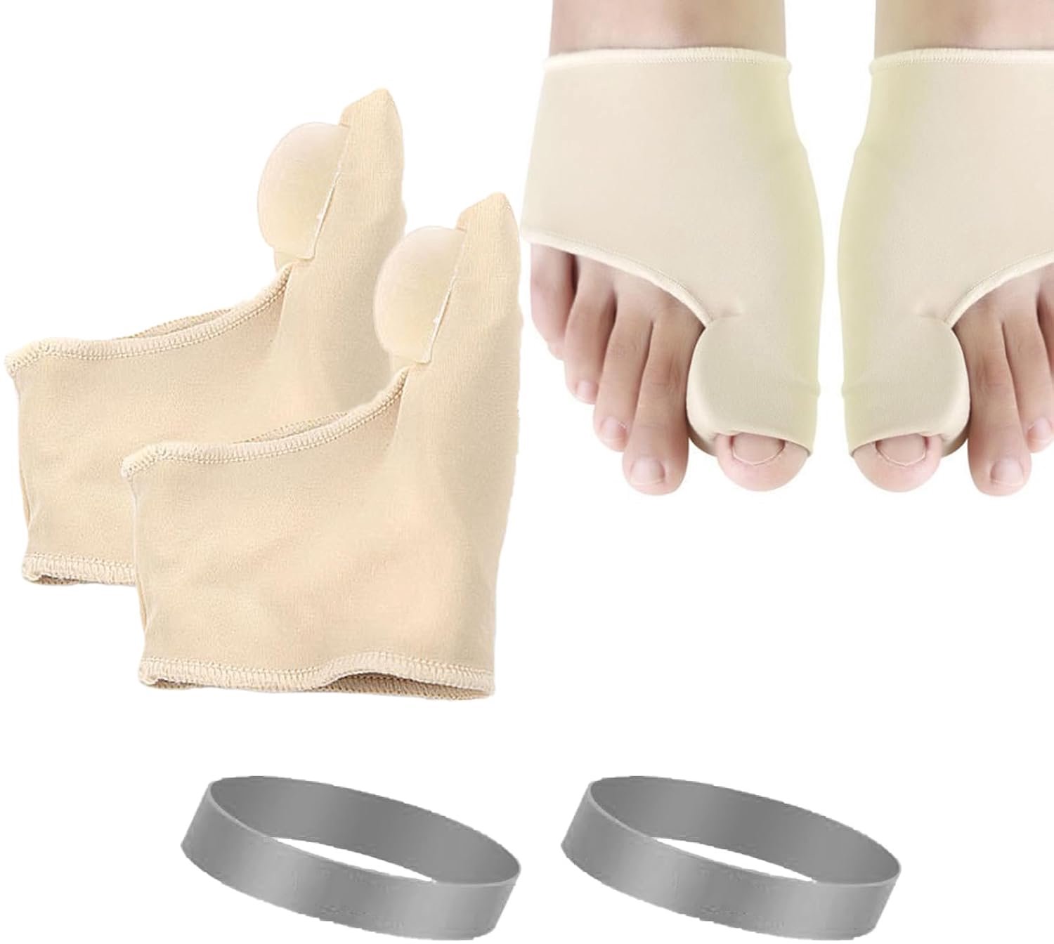 1 paar Hallux Valgus, grote teen, Hallux Valgus, orthese Hallux Valgus met gel, voetbescherming, hallux valgus
