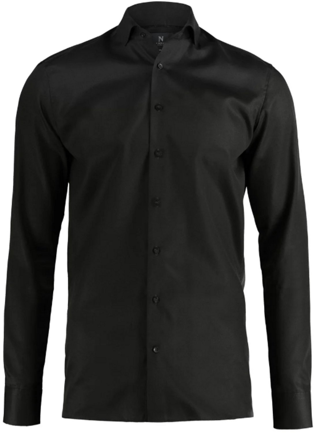 Nimbus Portland overhemd slim fit | Zwart | Maat 41/42