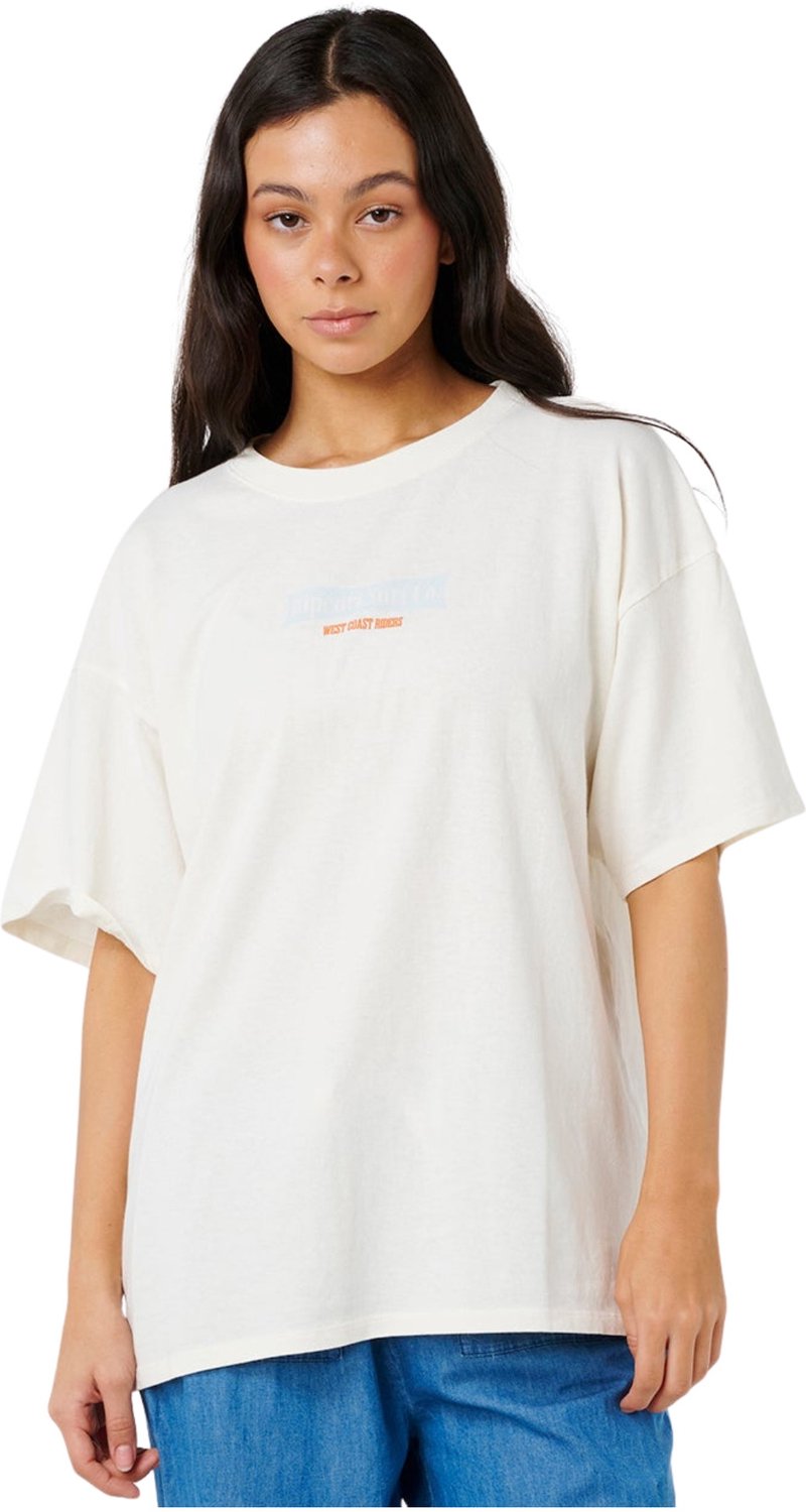 2026 Rip Curl Womens Half Moon Bay Heritage Tee Bone Beige