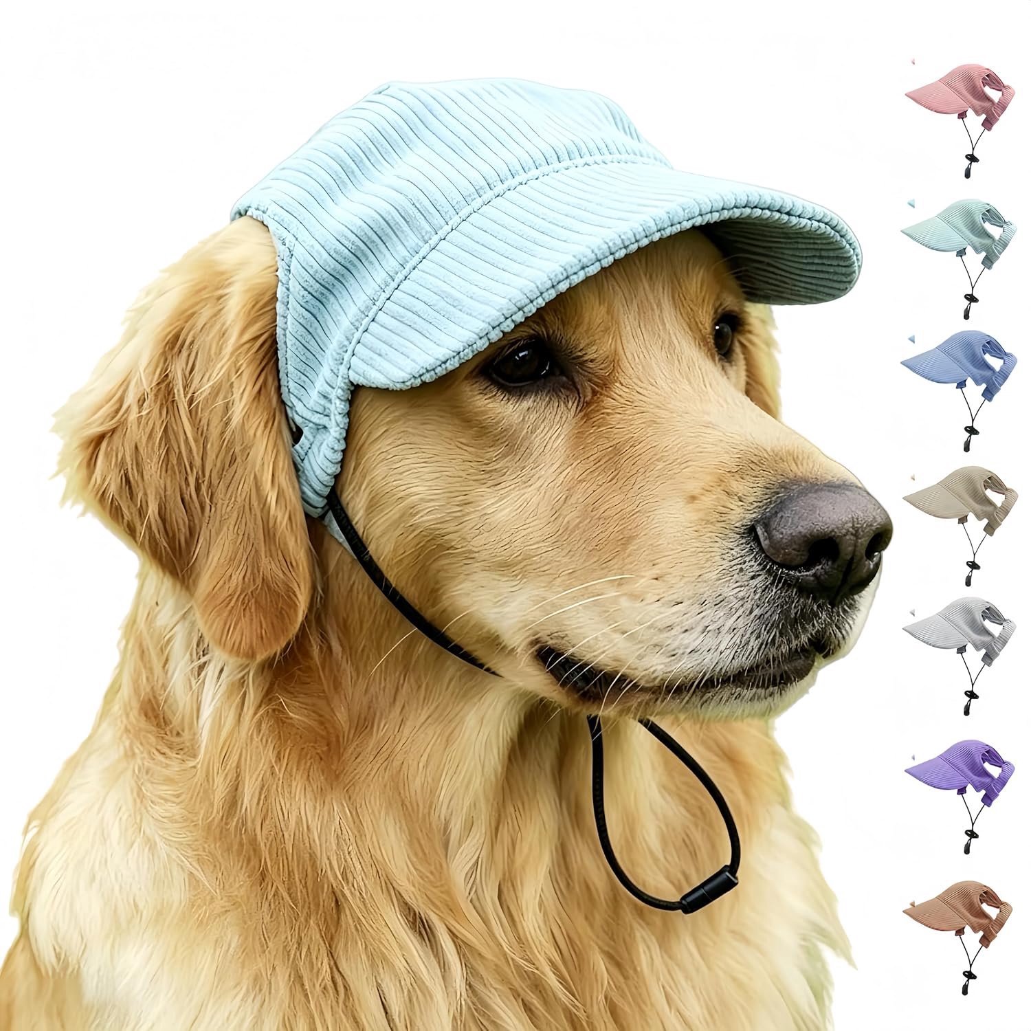 Honkbalpet met oorgaten voor huisdieren, meerkleurige hondenpet en kattenhoed, hondenzonnehoed voor zomer en herfst, baseballpet voor honden en honden
