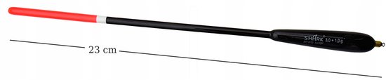 Waggler Dobbel Gewicht Dobbel Lood 3,0+1,0g 23cm Balsa Visdobber — afbeelding 3