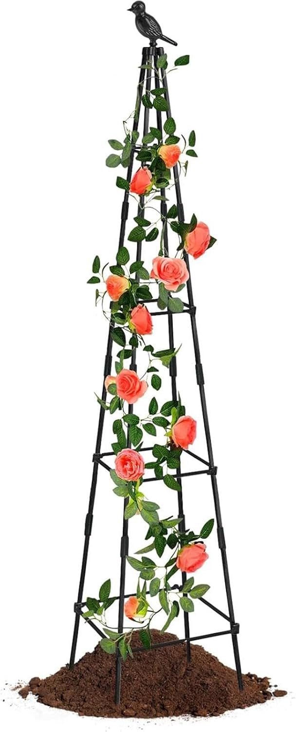 Obelisk Trellis Metalen kooi in hoogte verstelbaar