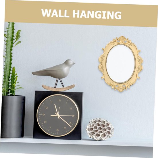 Vintage Spiegelschaal Woondecoratie Schaal Sieradenhouder Dressoir Sieradenorganizer — afbeelding 2